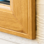 Irish Oak Caravan Window - ProLocked